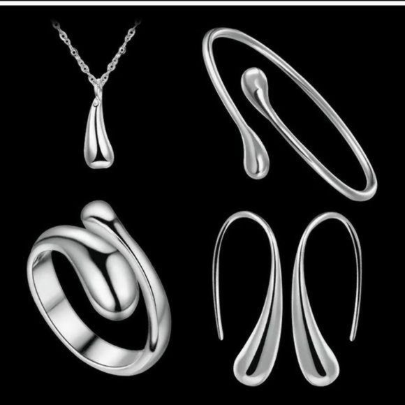 🌟 Drop Sterling Silver set - Picture 3 of 4